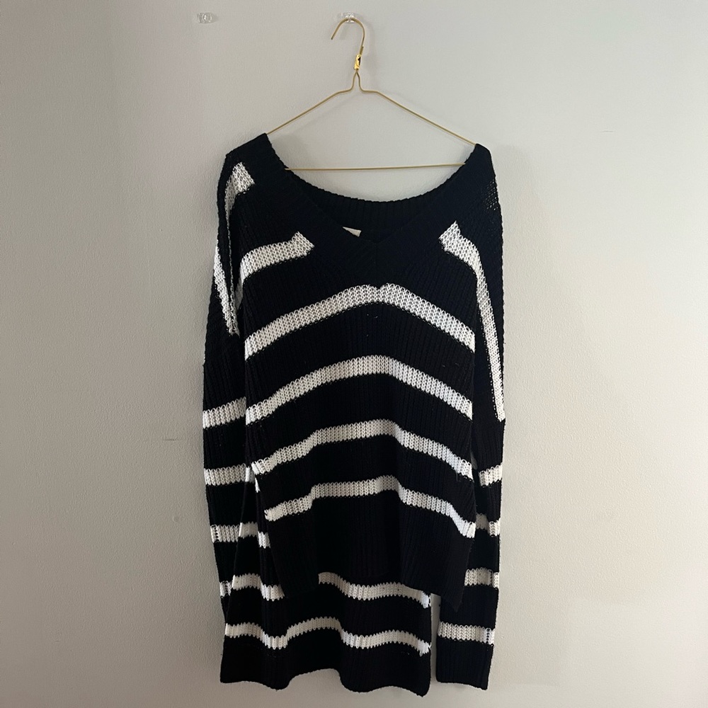 Striped Slouchy Sweater